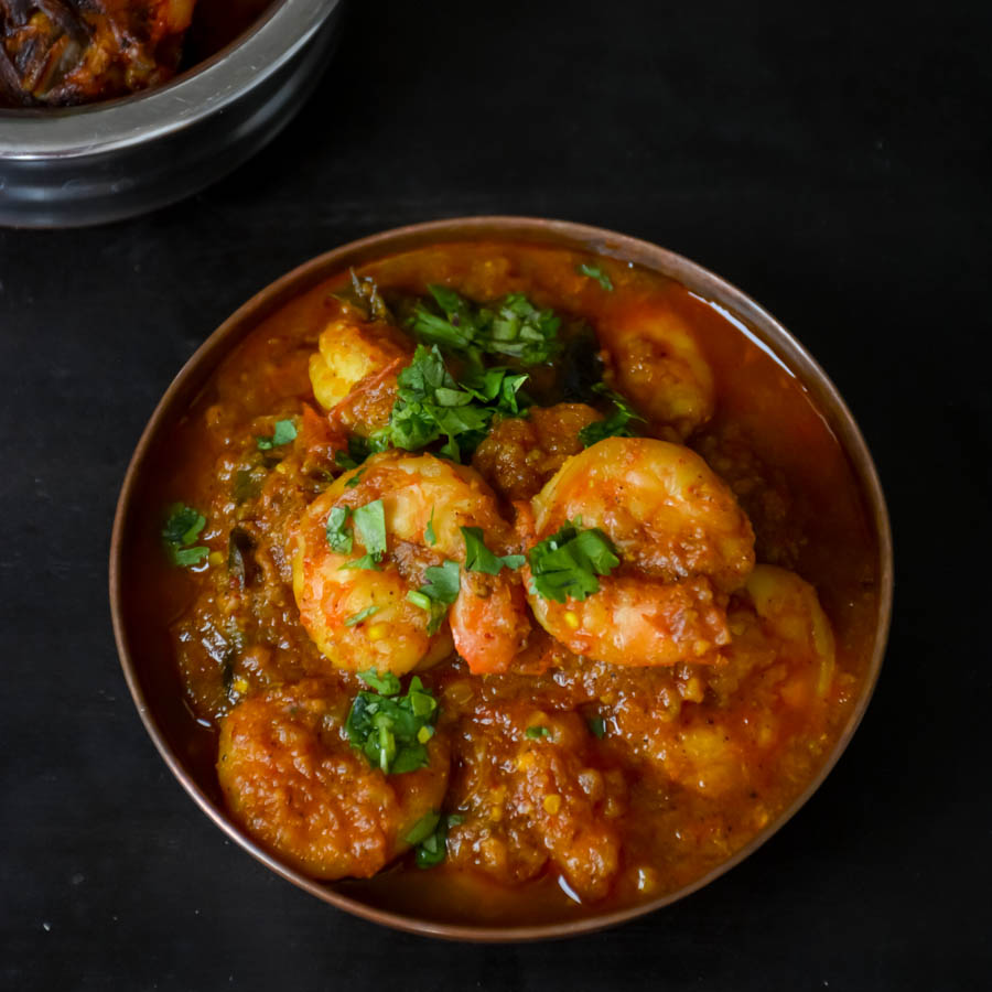 Madras Shrimp Masala | Indian | Non-Vegetarian | Recipe
