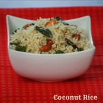 Coconut Rice/ Thengai sadham