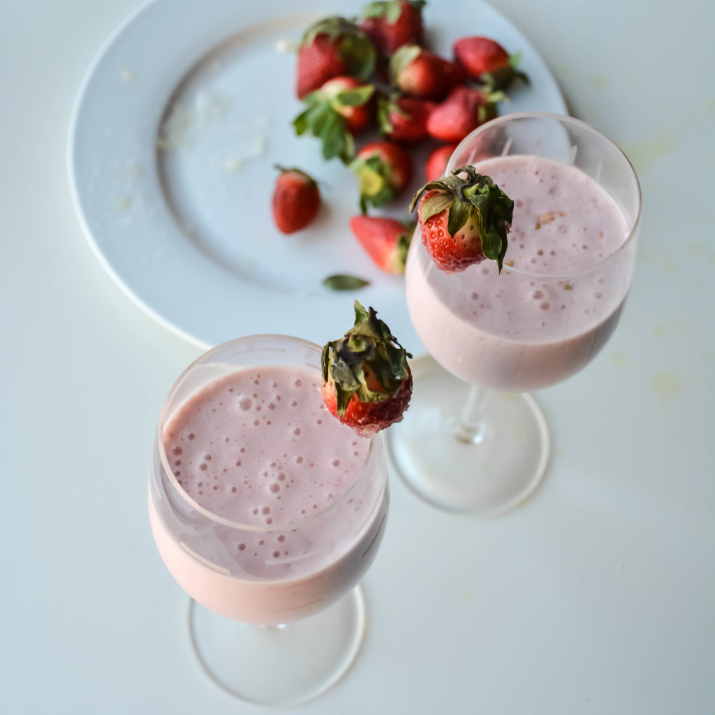 Strawberry Lemon Milkshake-4