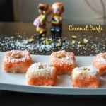 Coconut Barfi/Coconut Fudge