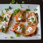 Mushroom Pepper Mini Quesadilla