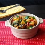 Saag Aloo Capsicum / Spinach Potato Pepper