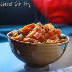 Carrot Stir Fry / Carrot Poriyal