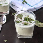 Pudina Chaas / Mint Spiced Buttermilk