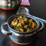 Garlic Okra/ Lahsuni Bhindi