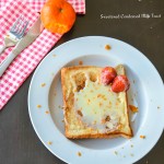 Sweetened Condensed Milk Toast with Orange zest