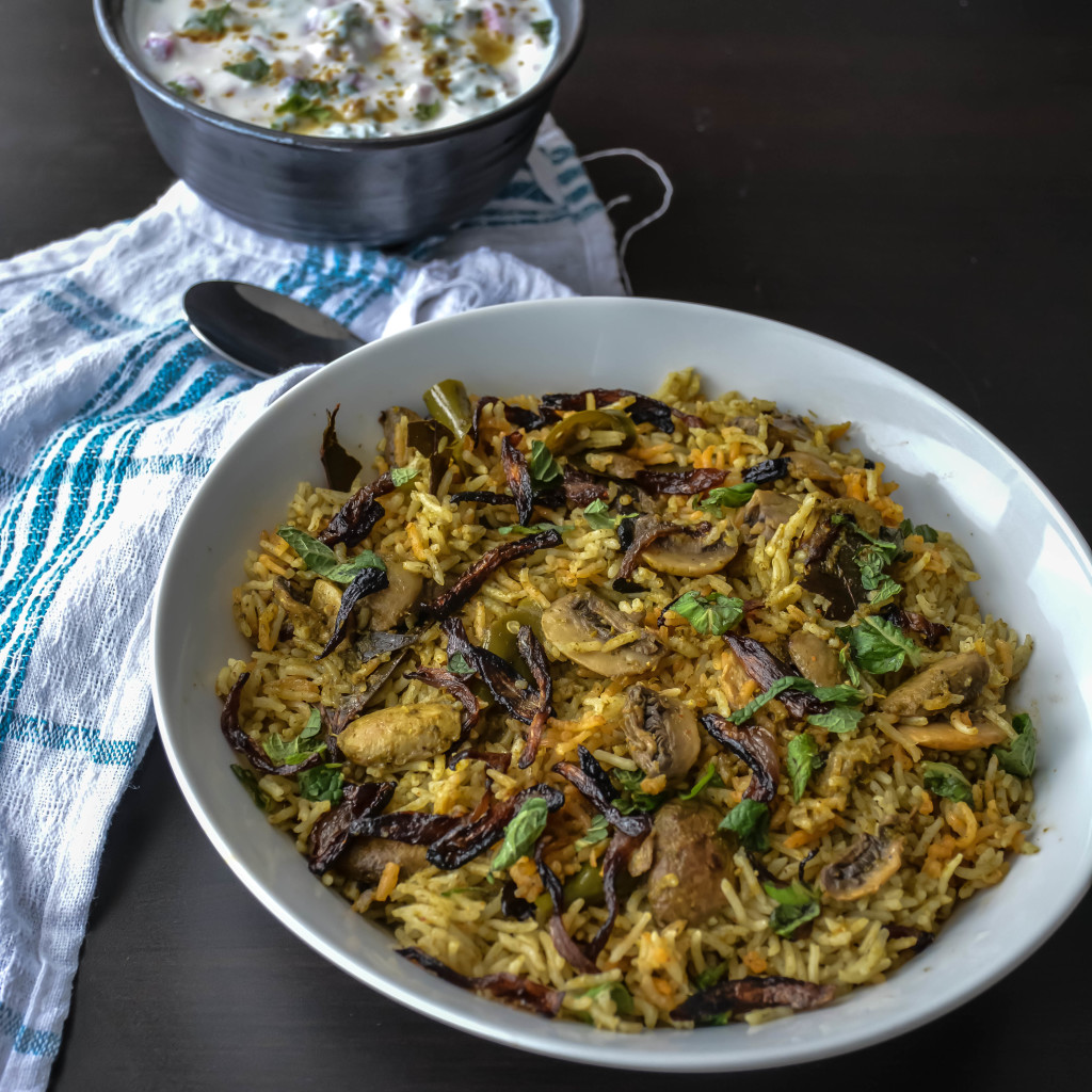 Mushroom Biryani-2