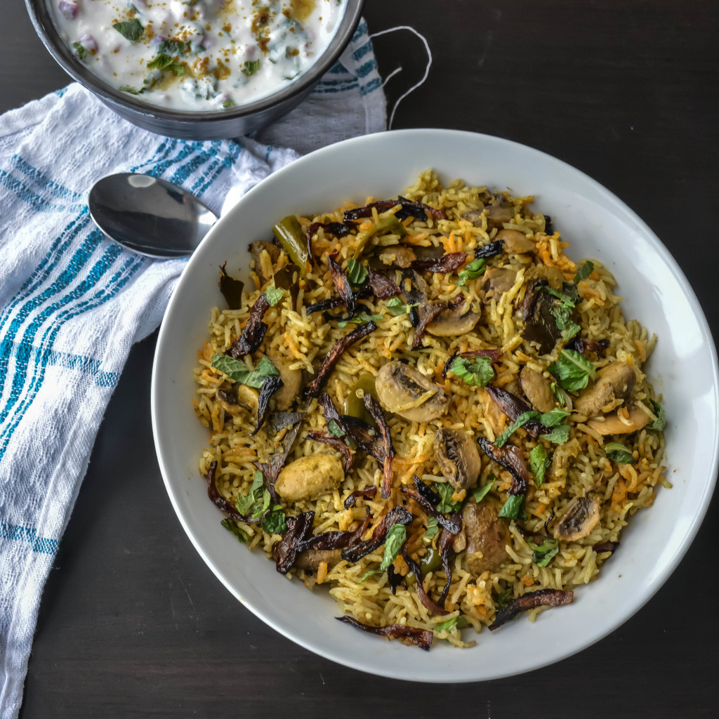 Mushroom Biryani-5