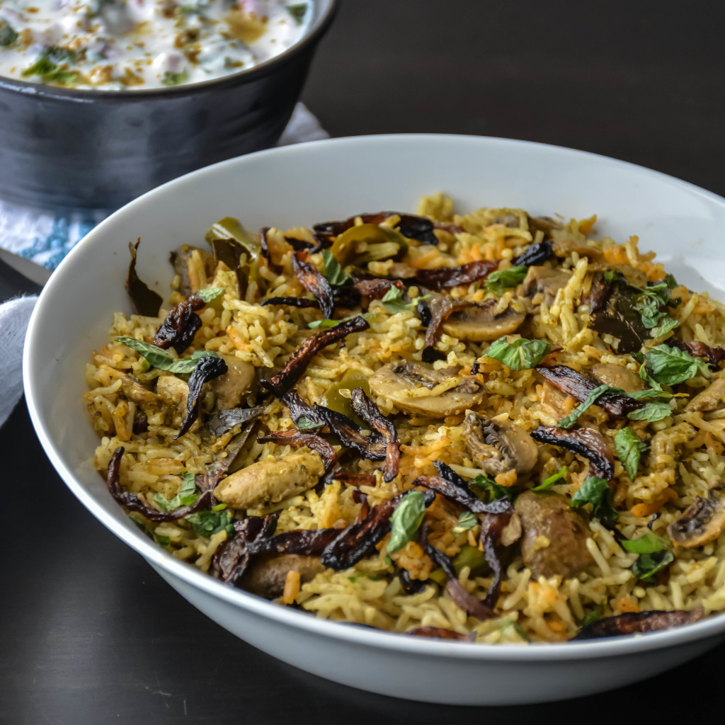 Mushroom Biryani-7