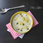 Rice Kheer / Milk & Rice Pudding:
