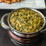 Spinach with Lentils/ Keerai Molagootal