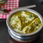 Palak Paneer/Spinach with Indian Cheese