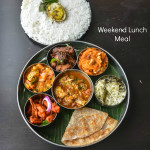 Home Style Fish curry, Coconut Butter Chicken Roast, Malai Methi Paneer, Parotta, Ghee rice, Baby corn fry, Semiya kesari – LUNCH MENU 2