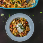 Healthy Mexican Corn quinoa Casserole + Corning Ware Giveaway