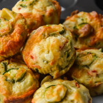 Jalapeno Herbs Savory Cheese Muffins + Giveaway (baking pan)