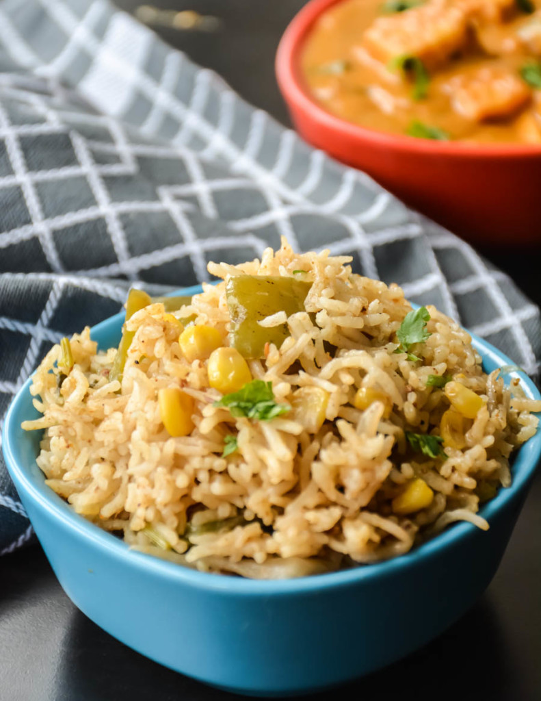 CornCapsicumPulao-4