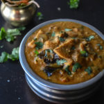 Mushrooms in peanut sesame gravy / Mushroom Salan