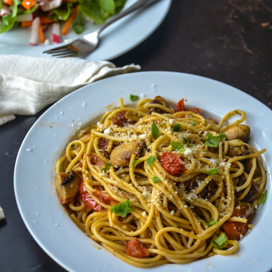 SUndriedTomato_mushroom pasta