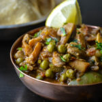 Quick & simple Mushroom Peas curry in 20 minutes