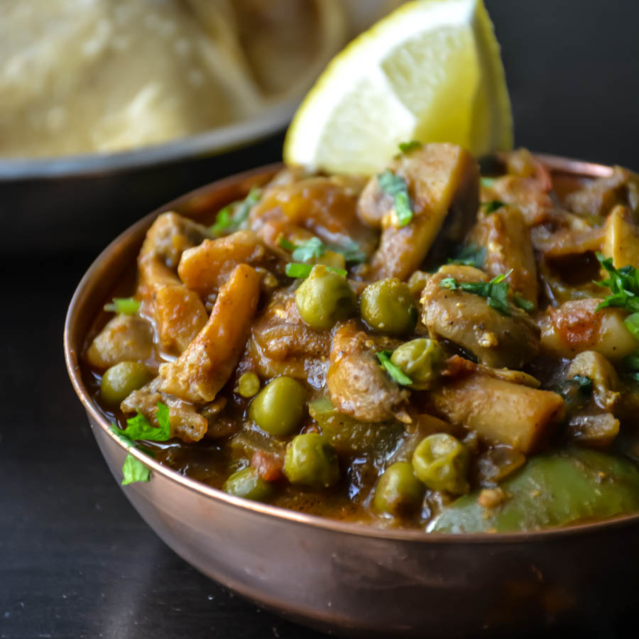 MushroomPeasMasala