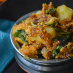 Spicy South Indian Potato Podimas /urulai kizhangu podimas