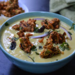 Broccoli Fritters with Spiced Yogurt