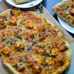 Butter Paneer Pizza Flatbread