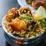 Dum Aloo Biryani/ Little Potato Biryani