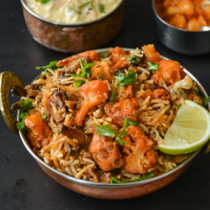 Mushroom_cauliflower_Biryani-2