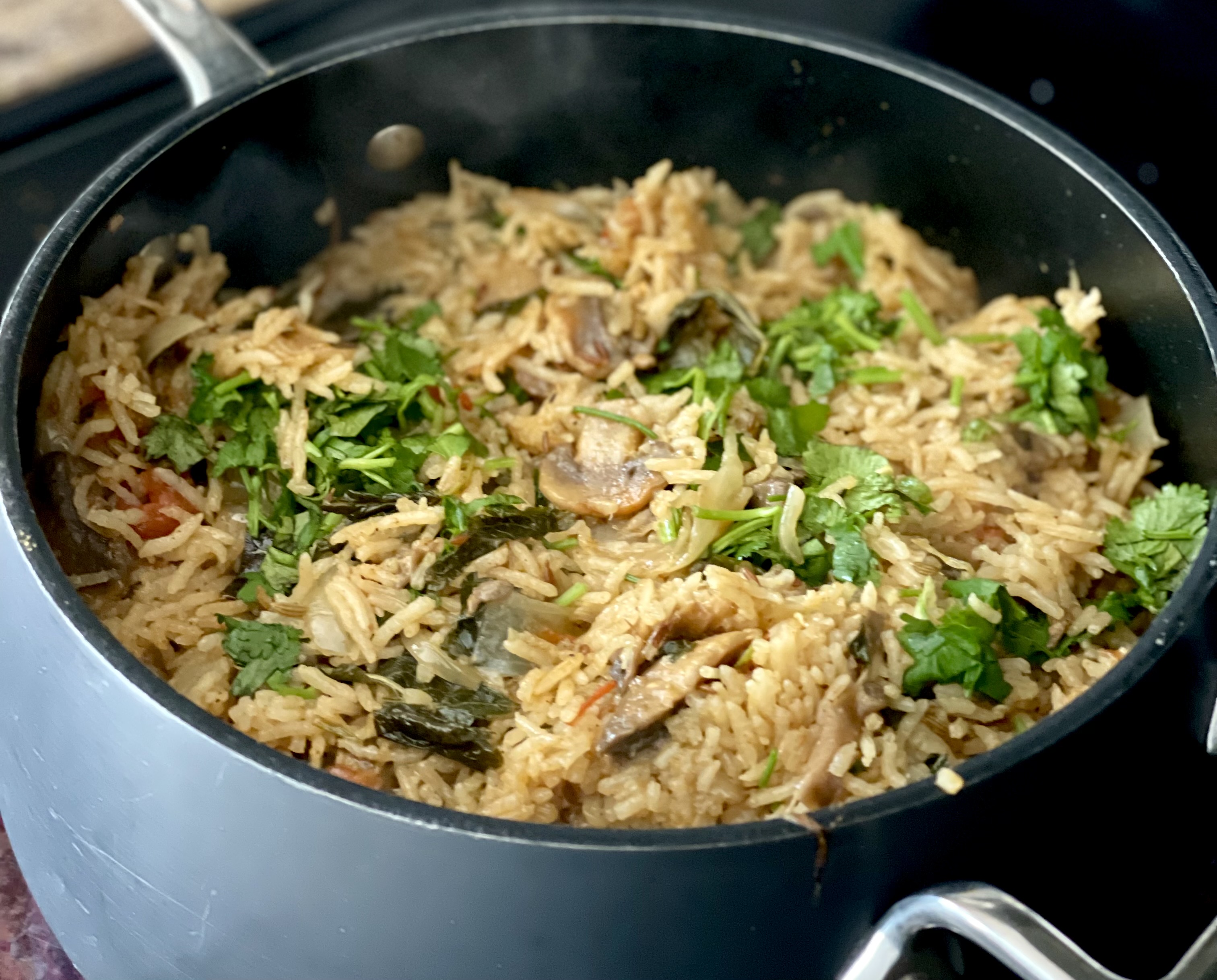 Mushroom Biryani